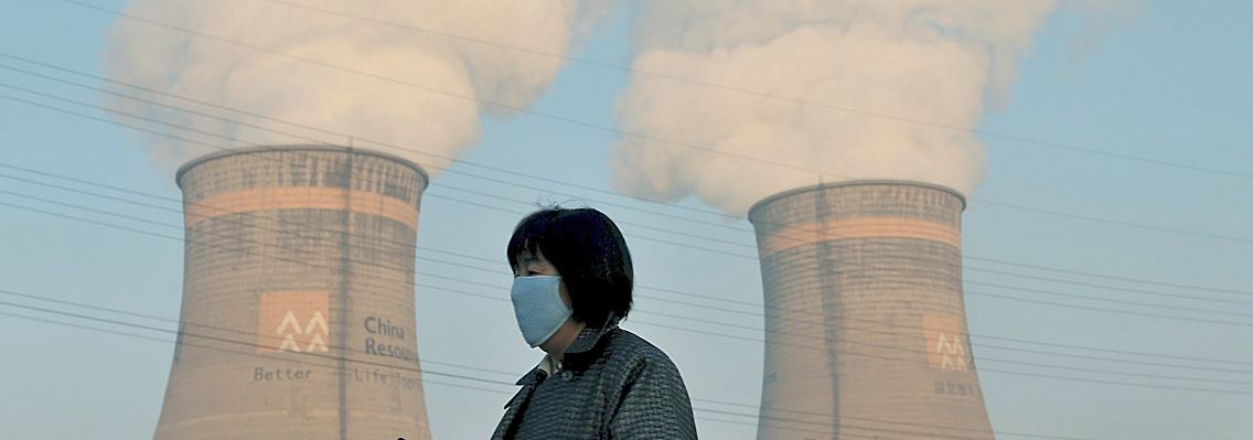 China ist der größte Produzent von Treibhausgasen.