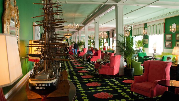 Plüsch und Kronleuchter: Das Grand Hotel auf Mackinac Island wird in diesem Jahr 125 Jahre alt. 