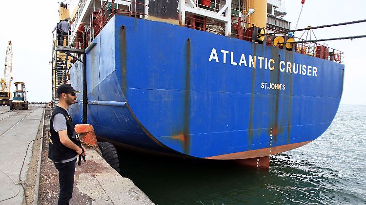 Die "Atlantic Cruiser" liegt seit Tagen im türkischen Hafen von Iskenderun.