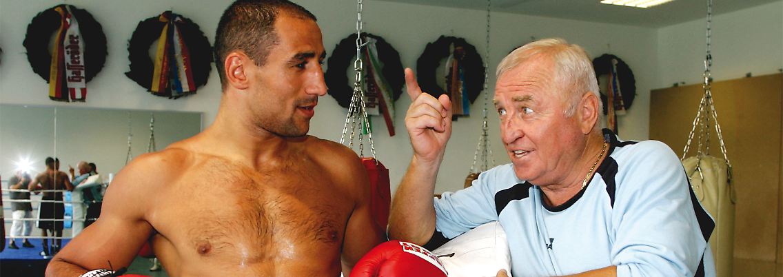 Eigentlich verstehen sie sich nämlich gut: Arhur Abraham und sein Trainer Uli Wegner.