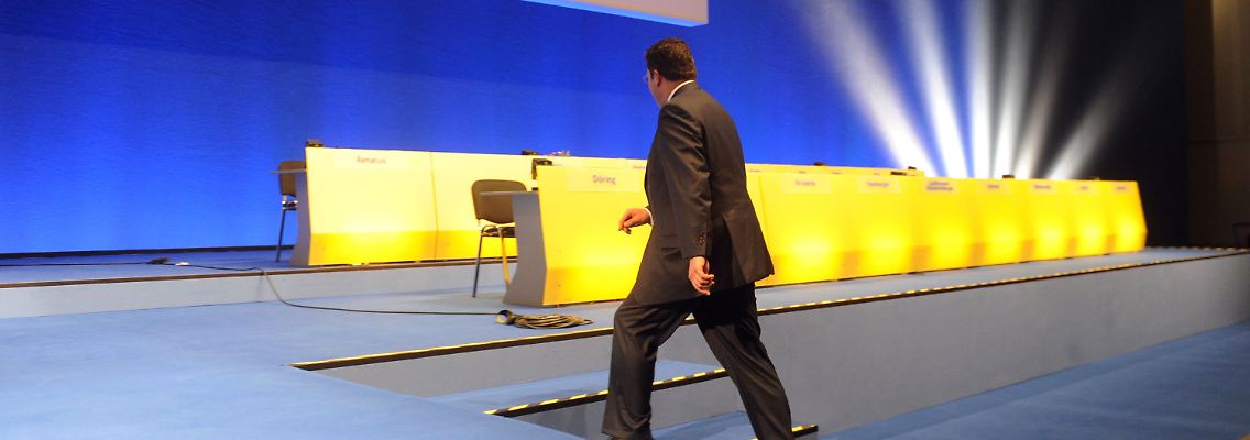 Döring muss eingestehen: Mit den Finanzen der Partei steht es nicht zum Besten.