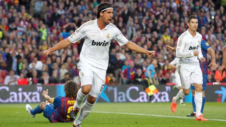 Sami Khedira schoss das 108. Ligator für Real Madrid in dieser Saison - und stellte damit einen neuen Rekord für die Königlichen auf.