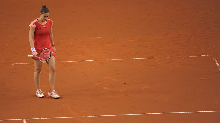 Andrea Petkovic war bei ihrem Comeback chancenlos. Wegen ihr steigen die DTB-Damen aber nicht ab.