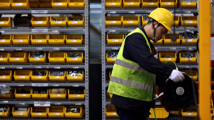 Verarbeitendes Gewerbe in China: Immerhin verbessert sich der Trend.