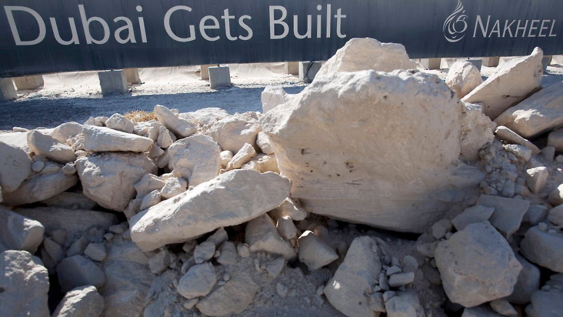 Dubai bittet um Zahlungsaufschub: Eine weitere Baustelle in der Krise.