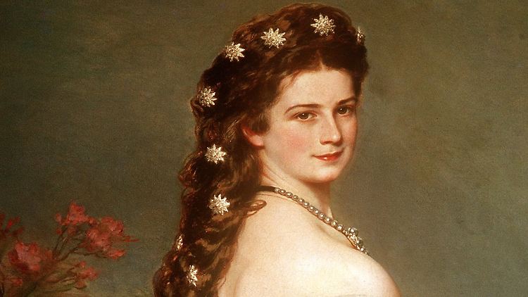 So sah Sisi im Alter von 28 Jahren aus - zumindest aus Sicht des Malers Franz Xaver Winterhalter.