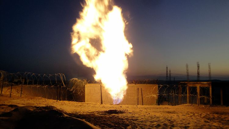 Eine 200 Meter hohe Stichflamme soll bei der Explosion zu sehen gewesen sein - wie bei dieser Gasexplosion vor drei Jahren. 