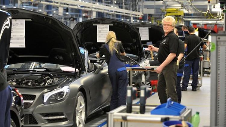 Mercedes-Produktion in Bremen.