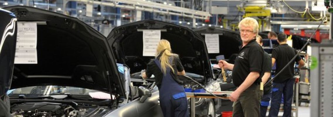 Mercedes-Produktion in Bremen.