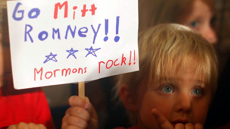 Sein Glaube spielt im Wahlkampf von Mitt Romney bisher kaum eine Rolle.