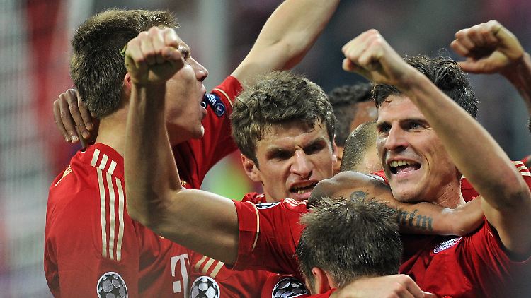 So sahen die Sieger in München aus. Damals jubelten die Bayern spät über das Siegtor von Mario Gomez.