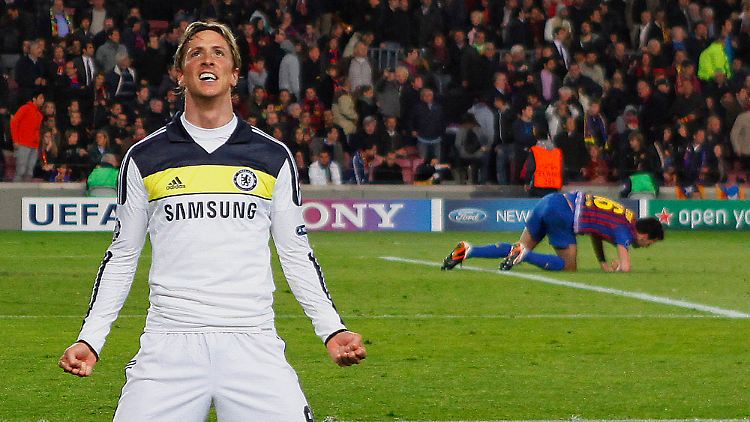 Nach dem 2:2 von Fernando Torres war der Finaltraum des FC Barcelona endgültig geplatzt.