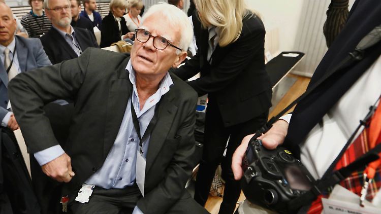 Harald Føsker überlebte den Bombenanschlag im Osloer Regierungsviertel. Der heute 67-Jährige verlor dabei 80 Prozent seiner Sehkraft.