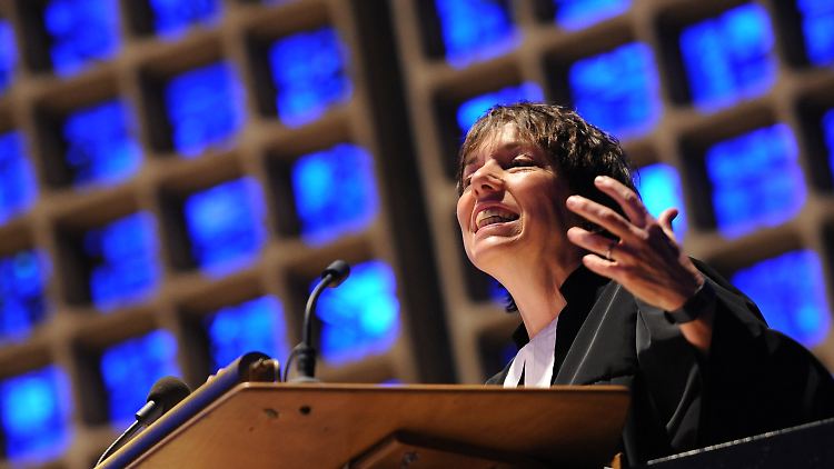 Käßmann in der Gedächtniskirche: "ziemlich cool".