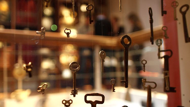 Das "Museum der Unschuld" sammelt Dinge des Alltags, darunter etwa Schlüssel.