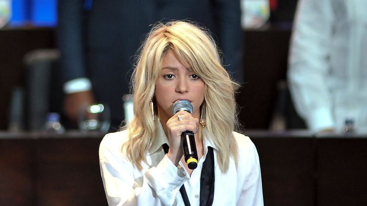 "Die Freiheit von Ublime": Shakira singt die kolumbianische Nationalhymne.