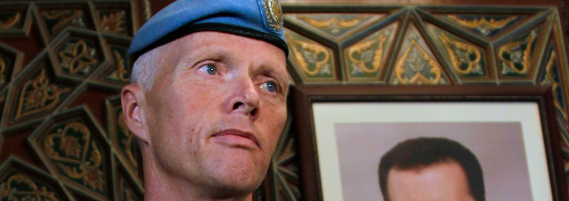 Robert Mood steht vor einer schwierigen Mission in Syrien.