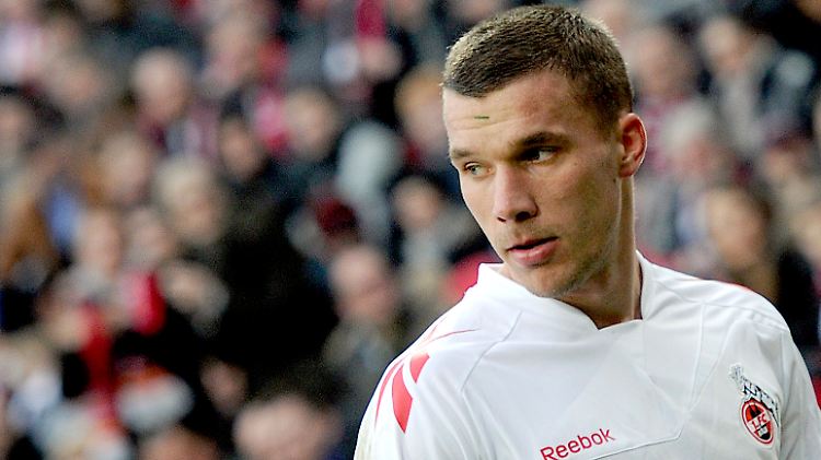 "Hi Leute": Lukas Podolski.