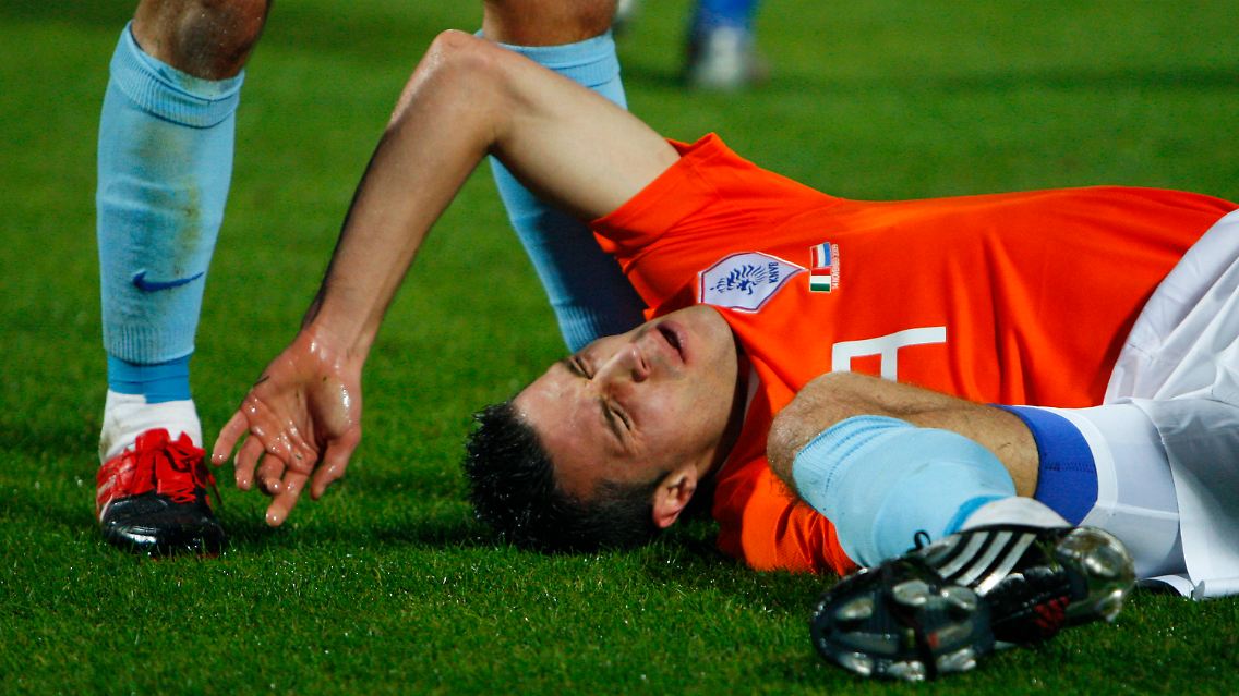 Robin van Persie zog sich die Verletzung am 14. November bei einem Länderspiel zu.