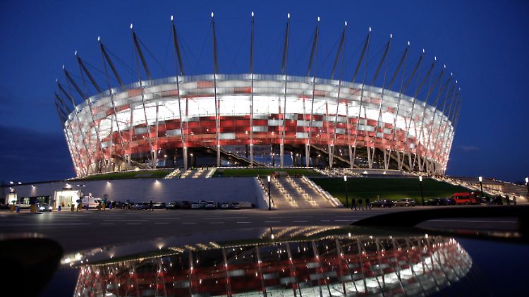 Das neue Nationalstadion Polens in Warschau.