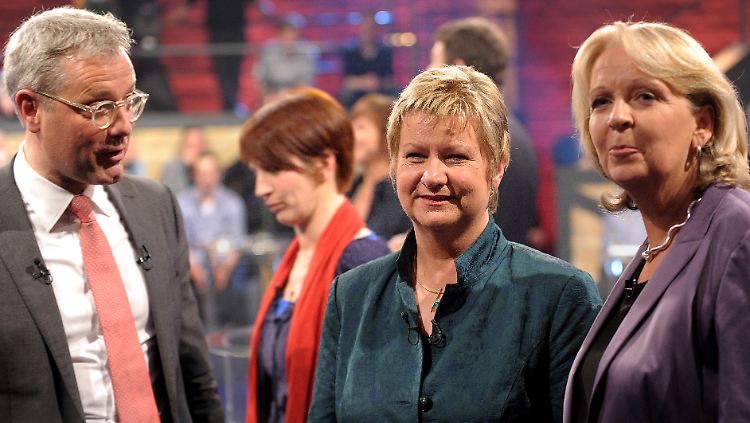 Der Ton unter den Spitzenkandidaten bei der NRW-TV-Runde war fair.