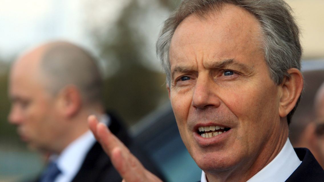 Die meisten Briten waren gegen einen Einsatz im Irak - Tony Blair unterstützte die USA dennoch.