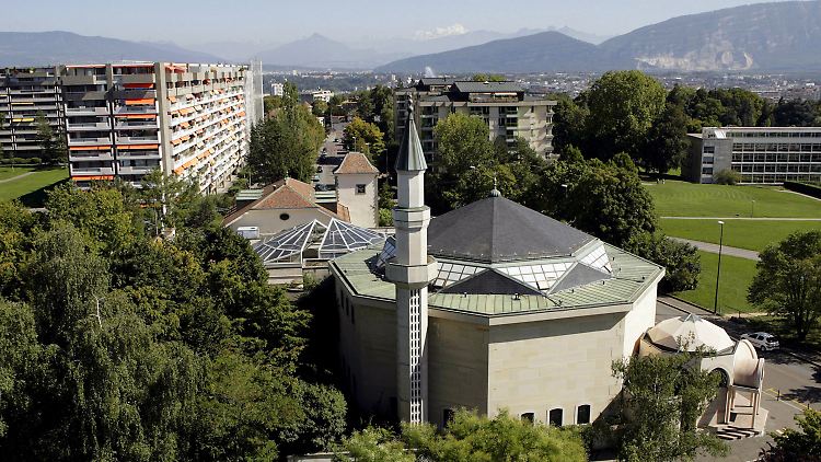 Die Moschee von Petit-Saconnex in Genf.