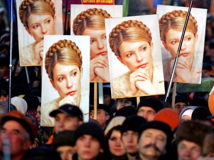 Alle nur bezahlt? Eine Pro-Timoschenko-Demonstration in Kiew.