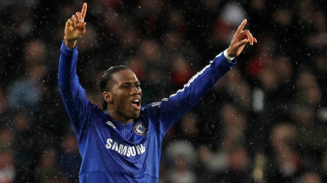 Zwei Tore für Chelsea: Didier Drogba.
