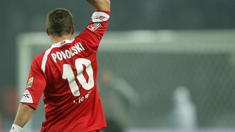 Trägt die Hoffnung: Lukas Podolski, 1. FC Köln.