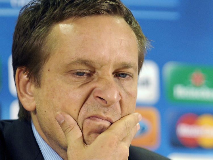 Schlechtere Stimmung: Horst Heldt.