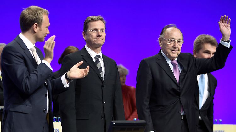 Genscher lobt vor allem Christian Lindner.