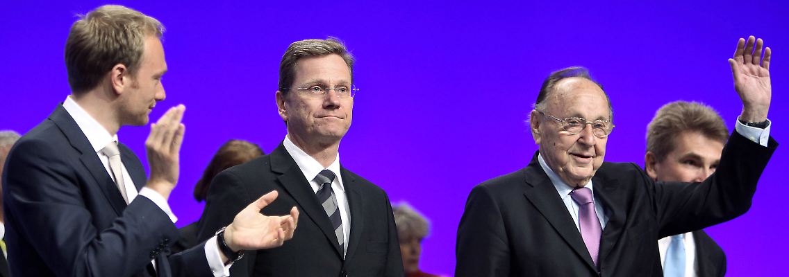 Genscher lobt vor allem Christian Lindner.