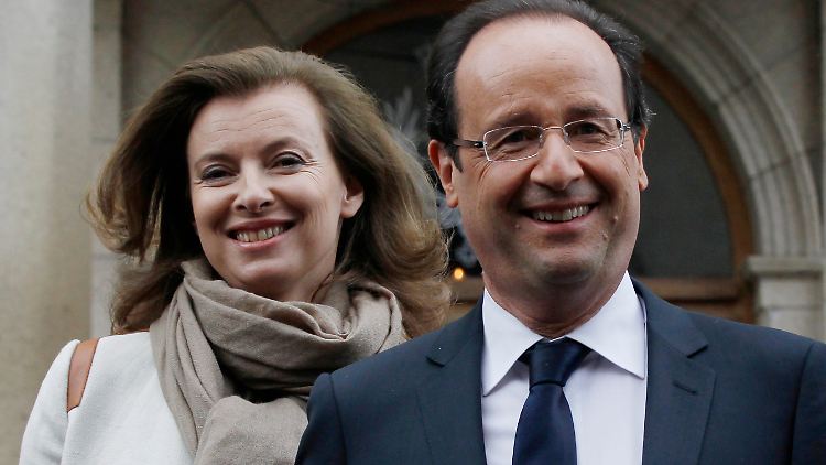 Sie sind schon seit Längerem ein Paar: Trierweiler und Hollande.