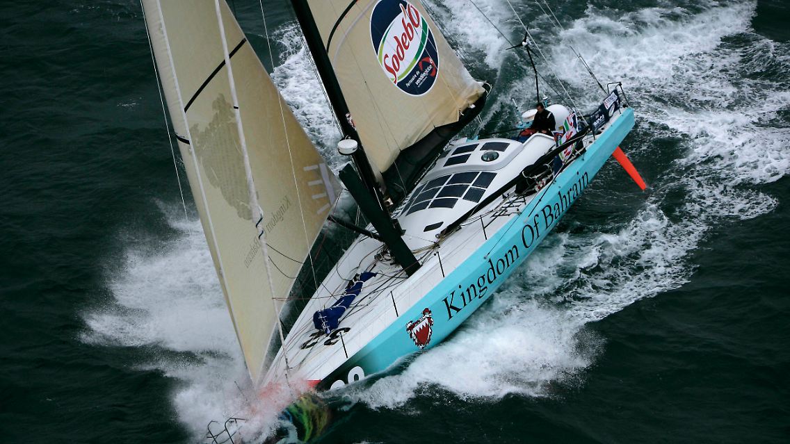Archivfoto 2008: Die Segelyacht "Kingdom Of Bahrain".