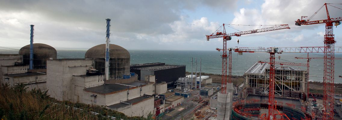 In der Normandie errichtet Areva für Electricite de France (EdF) ein Kernkraftwerk neuester Bauart.