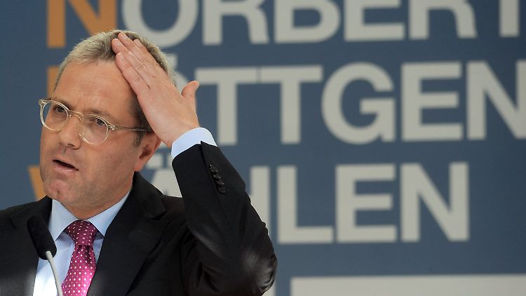 Norbert Röttgen fasst nicht richtig Tritt.