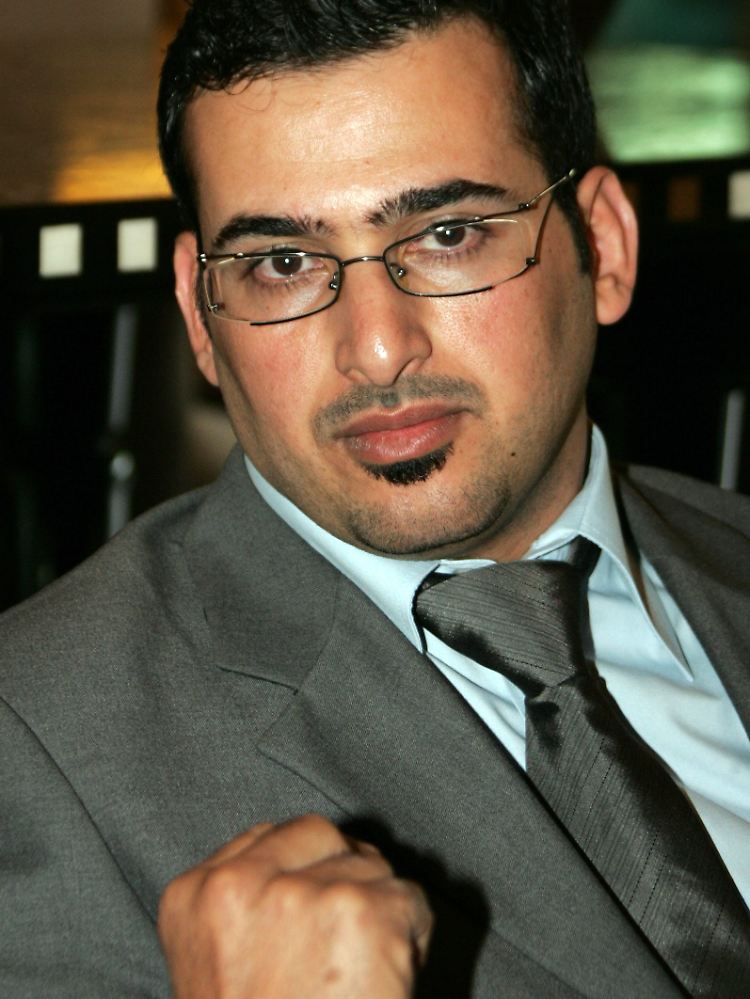 Muntaser el Saidi, heute ein berühmter Mann, im September in einem Luxushotel in Damaskus.