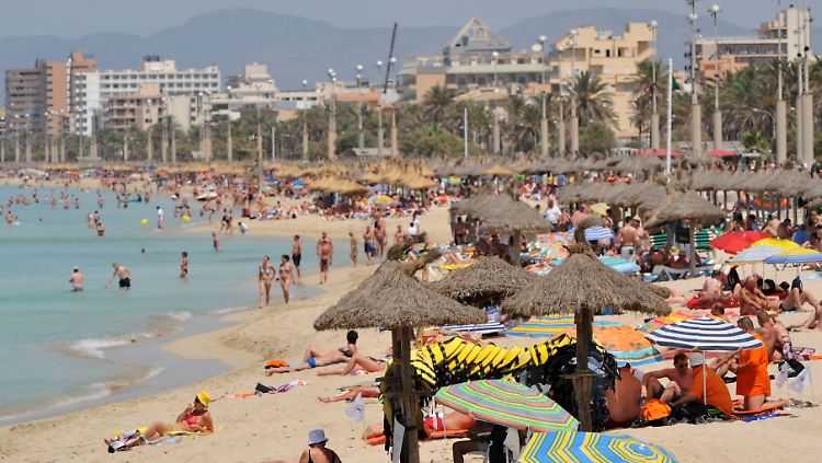 Mallorca liegt bei den Hotelbewertungen nur auf Rang zehn - hier der Strand von Arenal.