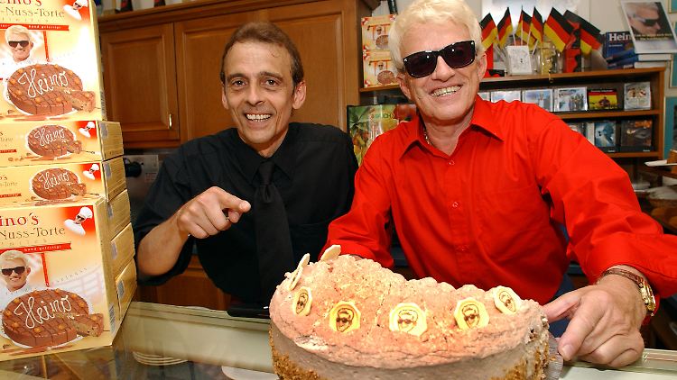 Ein Bild aus glücklichen Tagen: Heino mit Sohn Uwe.