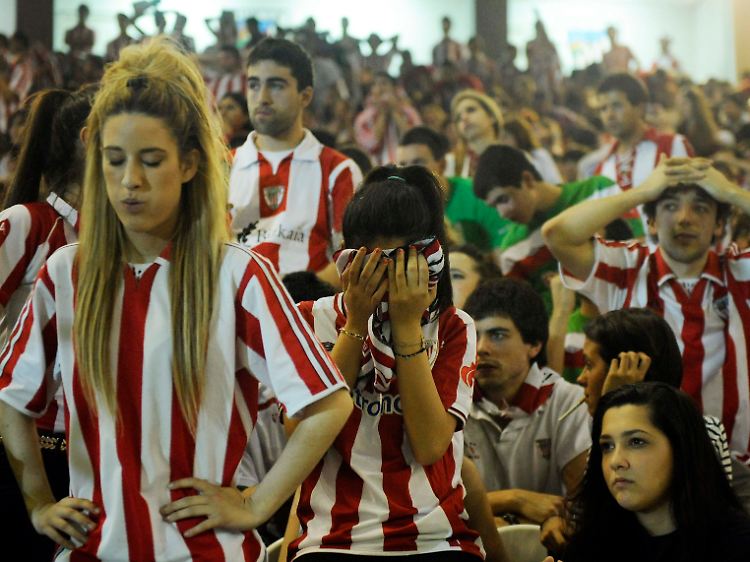 Der Sturmlauf von Bilbao im zweiten Durchgang wurde nicht belohnt, die Fans hofften vergebens.