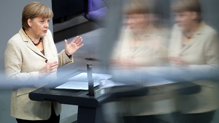 Kanzlerin Merkel hat klare Vorstellungen zum Abzug der Nato-Truppen aus Afghanistan: "Zusammen rein, zusammen raus."