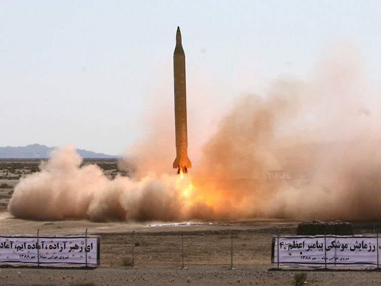 Der Iran testet immer mal wieder Raketen (Archivbild vom 28. September 2009).