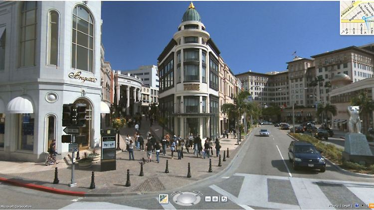 In anderen Ländern funktioniert Bing Streetside noch.