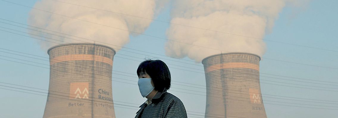 Nicht nur die Chinesen leiden unter ihrem CO2-Ausstoß.