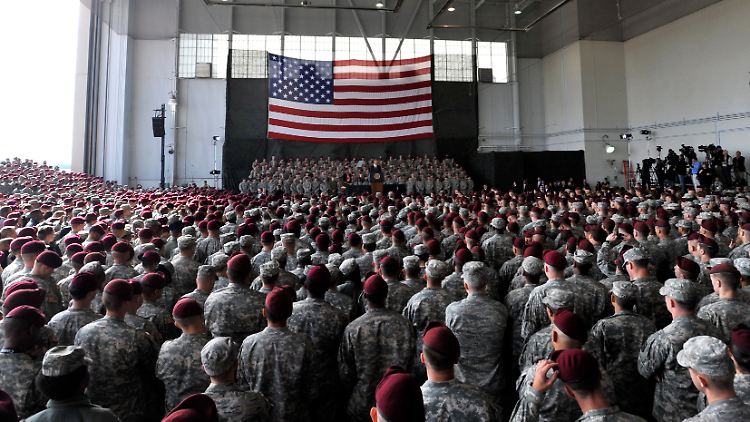 Soldaten in Fort Bragg in North Carolina.