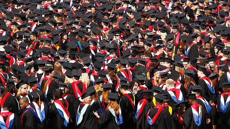 Unter ihnen dürfte kein Mormone sein: Absolventen der Liberty University.