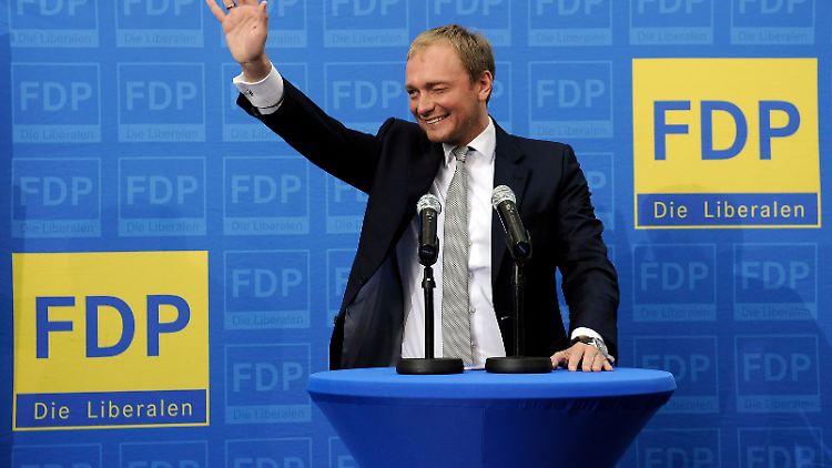 Wahlsieger Christian Lindner.