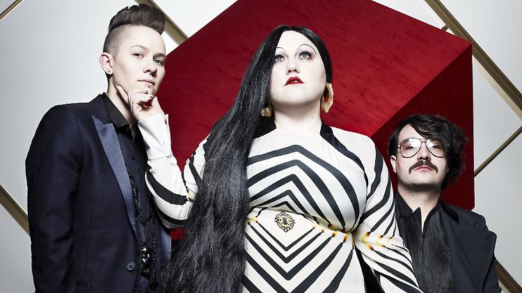 Rock war gestern: Gossip alias Hannah Blilie, Beth Ditto und Nathan Howdeshell (v.l.n.r.) 