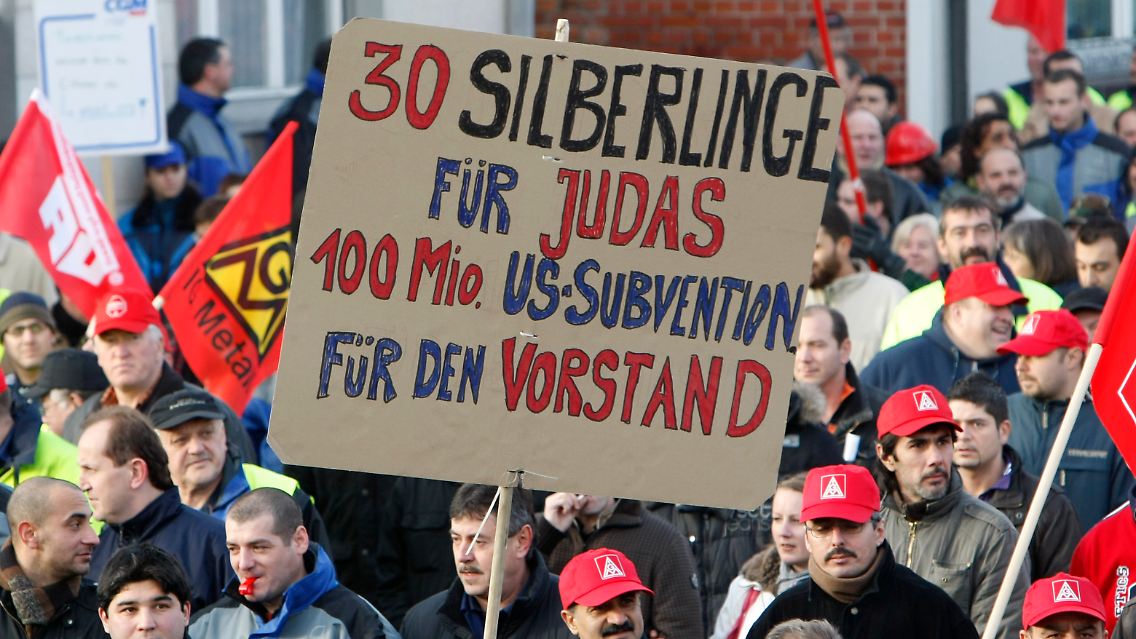 Die IG Metall rechnet mit dem Verlust von 3000 Jobs.